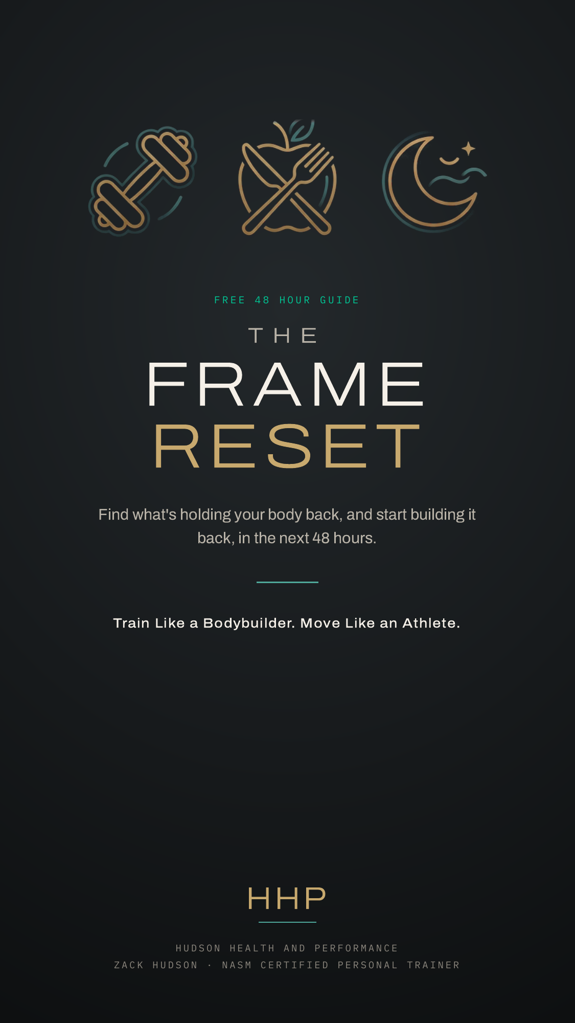 The Frame Reset guide cover